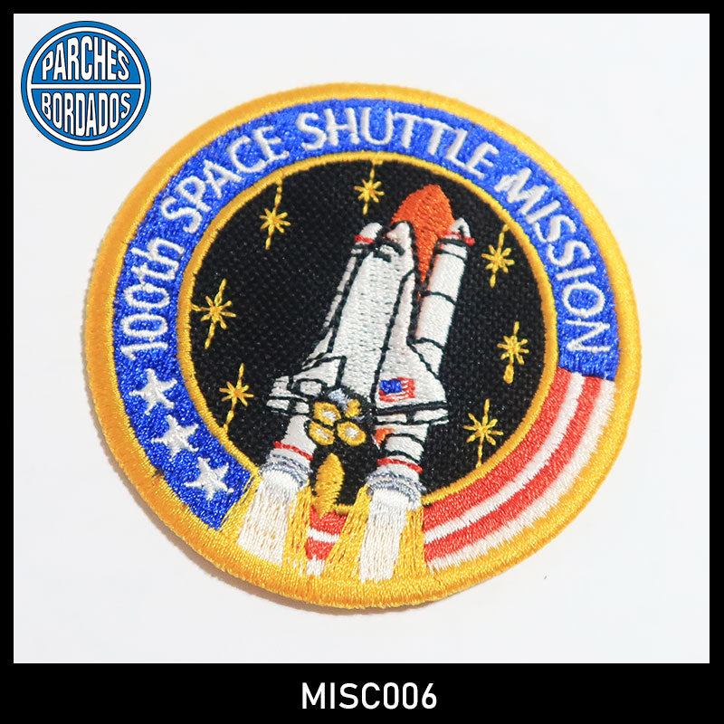 NASA - 100 Space Shuttle Mission – Parches Bordados