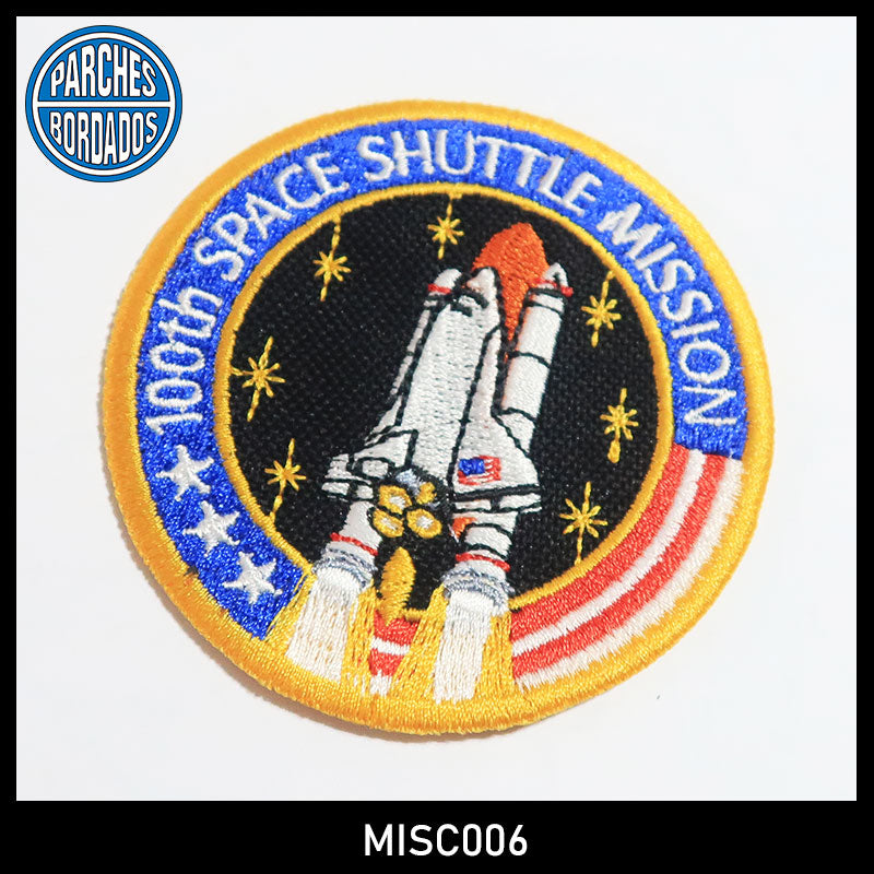 NASA - 100 Space Shuttle Mission – Parches Bordados, parches de la nasa - Vimarsana News